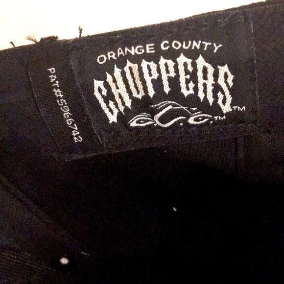 Orange County Chopper Men’s cap hat EUC logo black - Picture 5 of 8